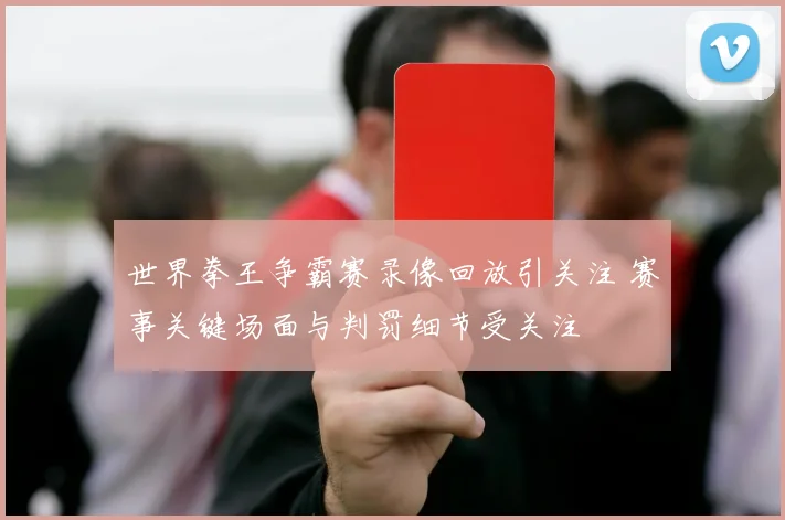 世界拳王争霸赛录像回放引关注 赛事关键场面与判罚细节受关注
